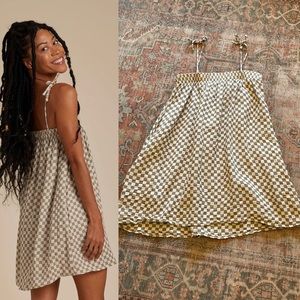 Rylee + Cru Women’s Olive Check Dress